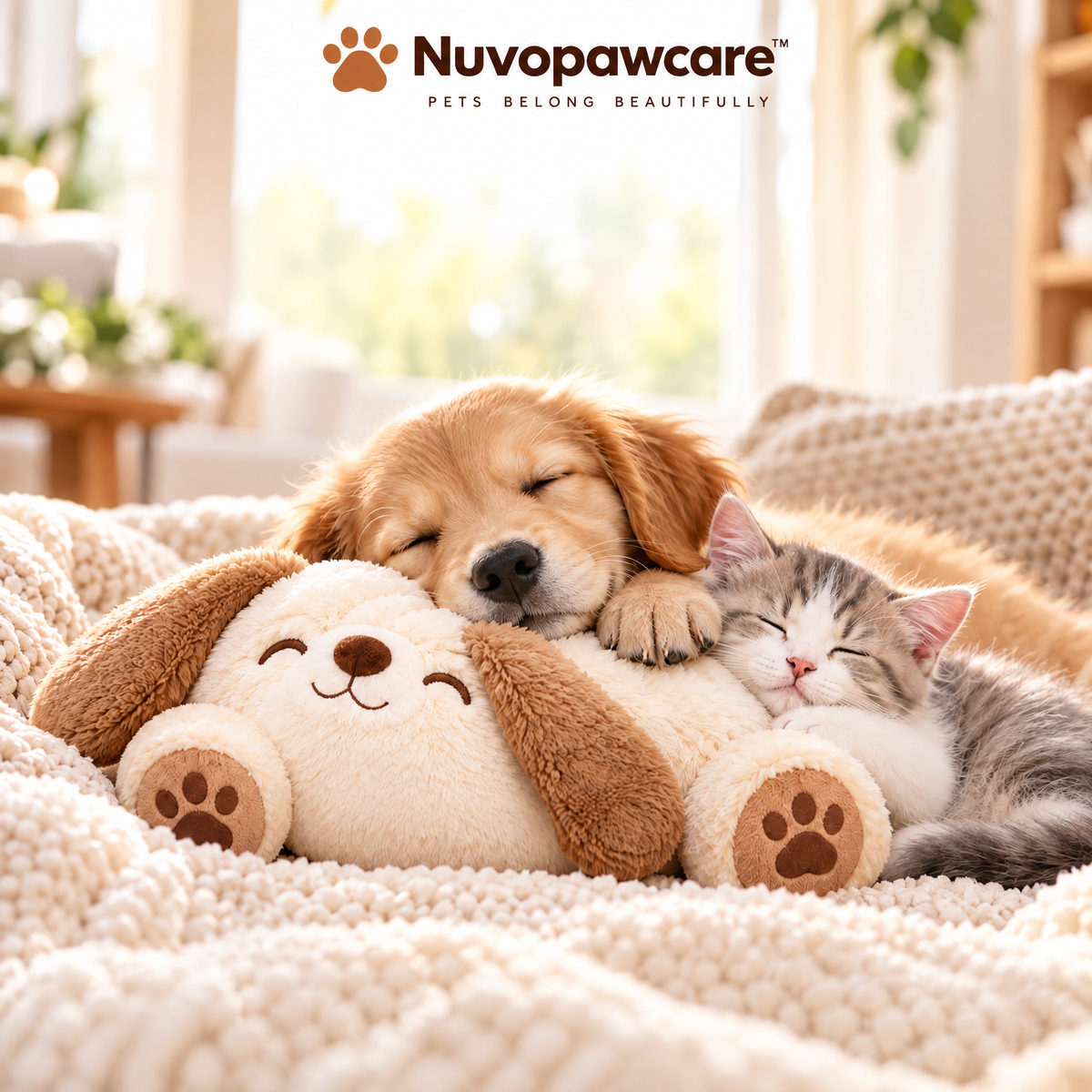 Nuvopawcare™ Calming Plush Companion Toy