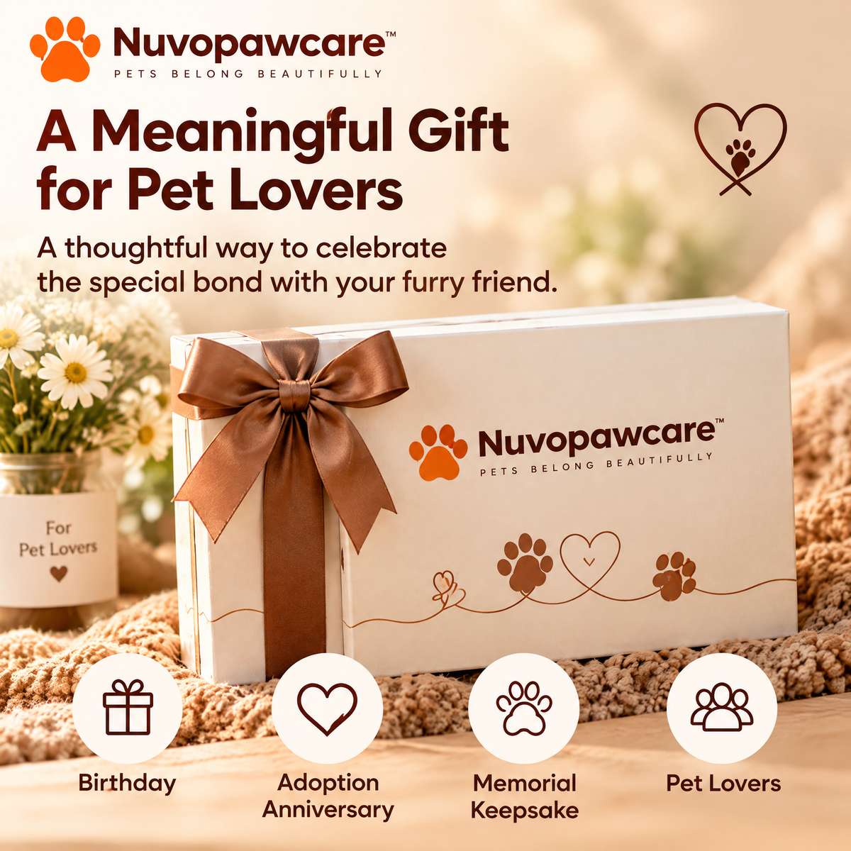 Nuvopawcare™ Pet Memory Keepsake Kit