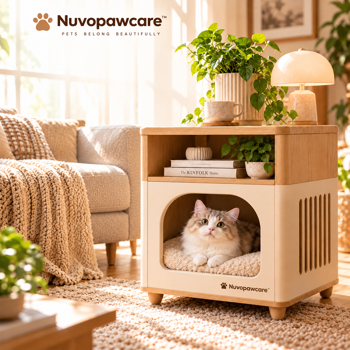 Nuvopawcare™ Pet Hideaway Storage Side Table