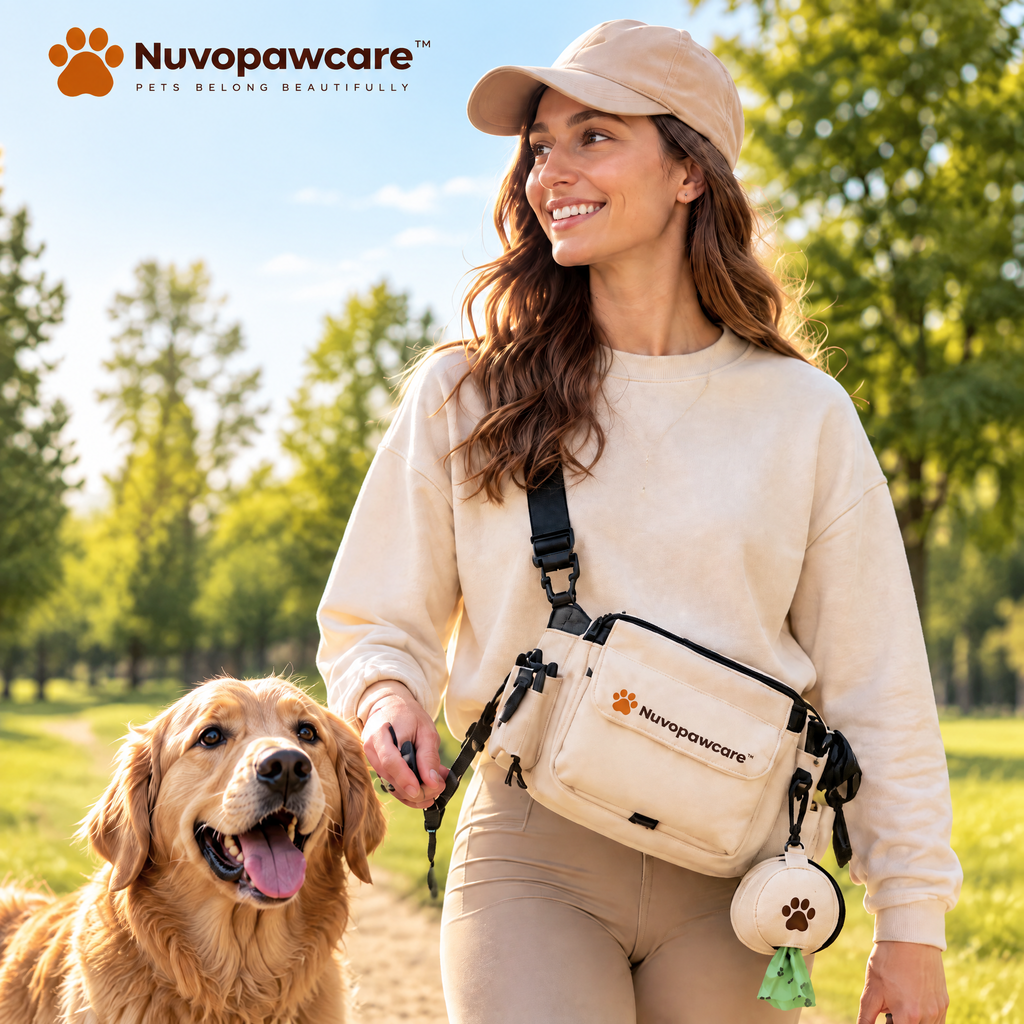 Nuvopawcare™ Multi-Function Dog Walking Bag