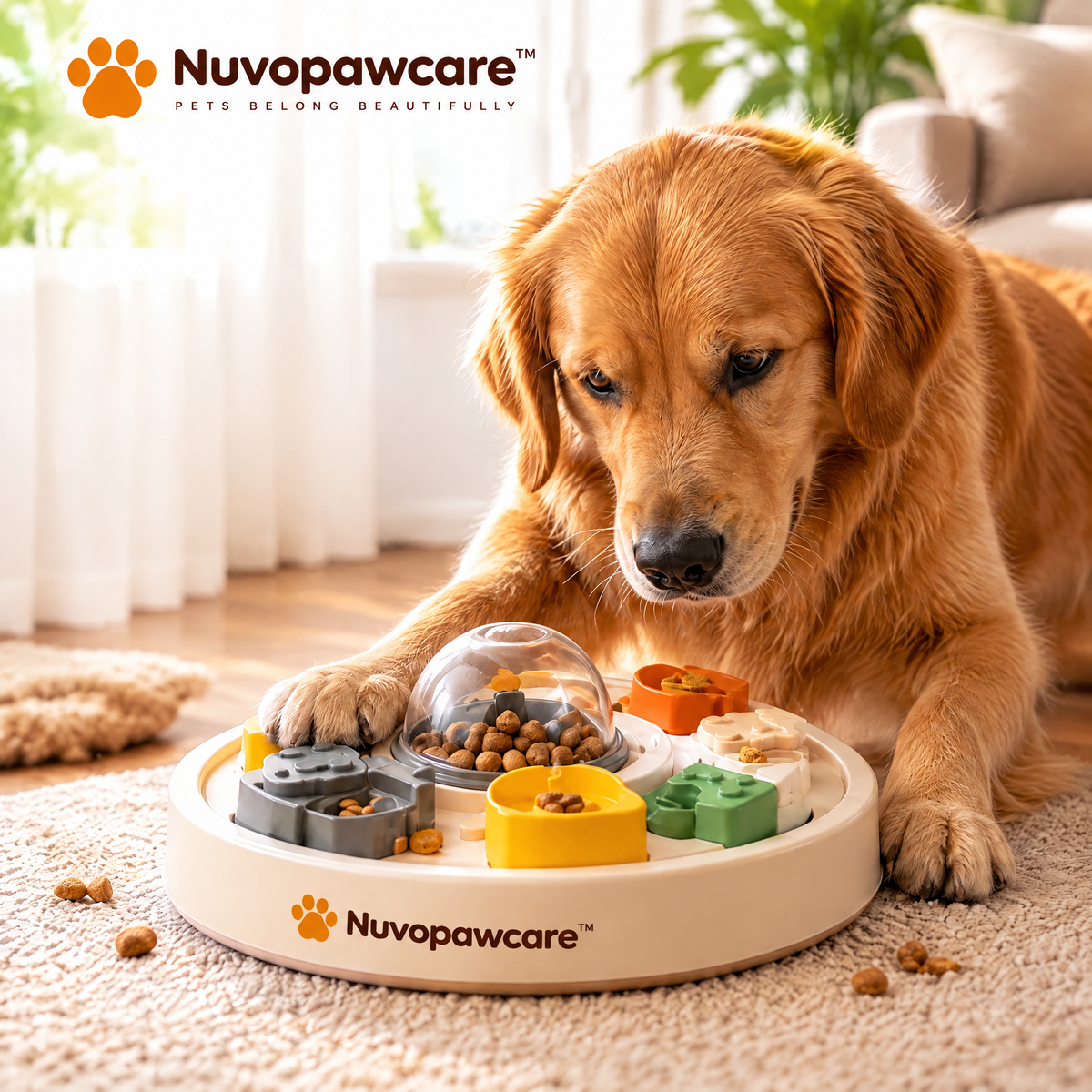 Nuvopawcare™ Rotating Puzzle Maze Toy
