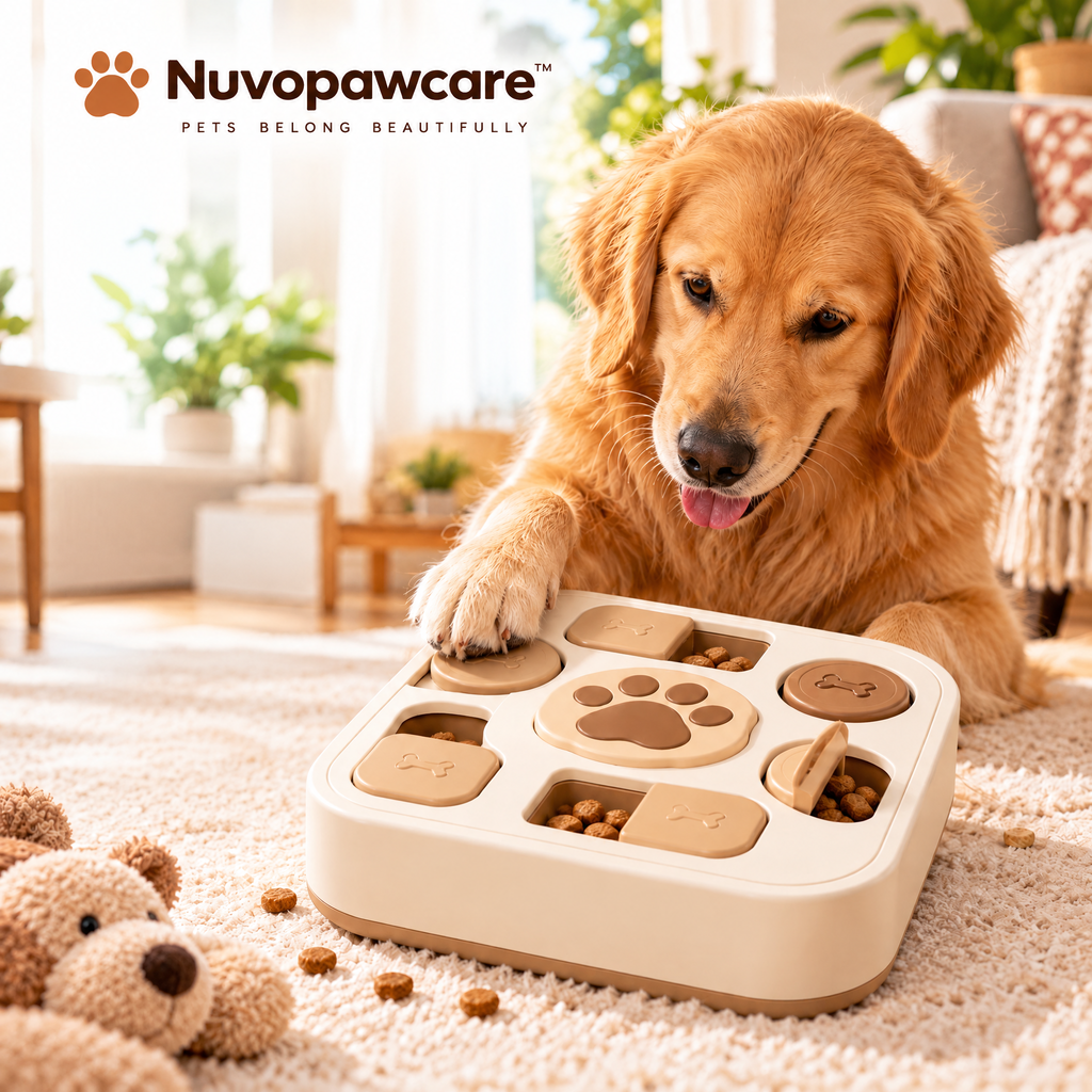 Nuvopawcare™ Interactive Treat Puzzle Box