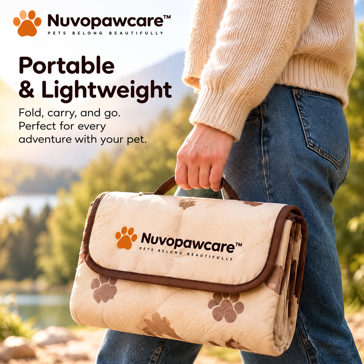 Nuvopawcare™ Portable Pet Picnic Blanket