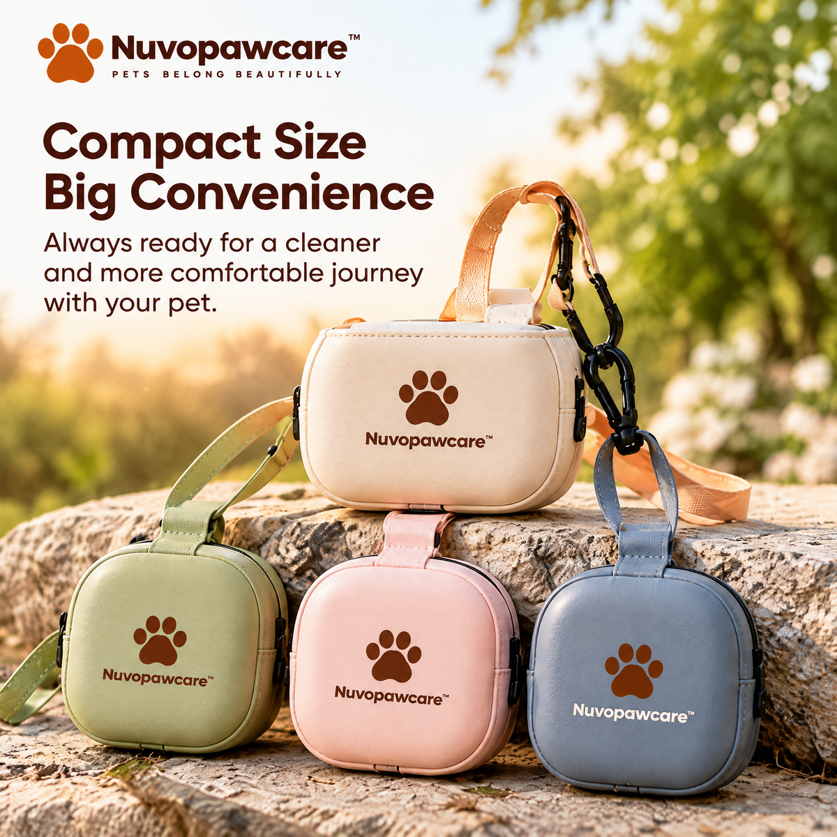 Nuvopawcare™ Pet Wipe Travel Dispenser