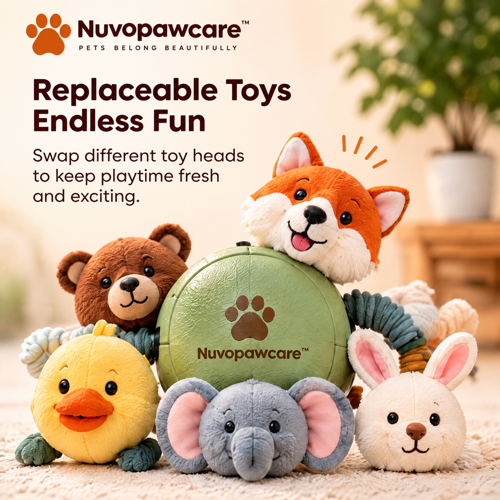 Nuvopawcare™ Replaceable Eco Pet Toy System