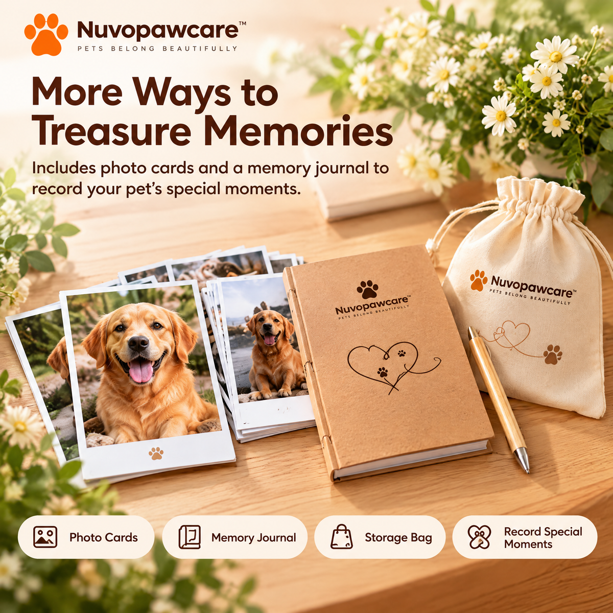 Nuvopawcare™ Pet Memory Keepsake Kit