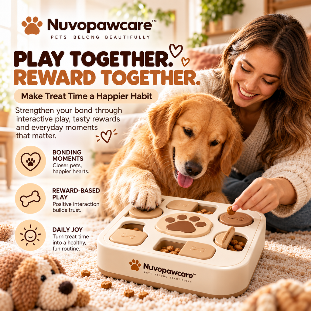 Nuvopawcare™ Interactive Treat Puzzle Box