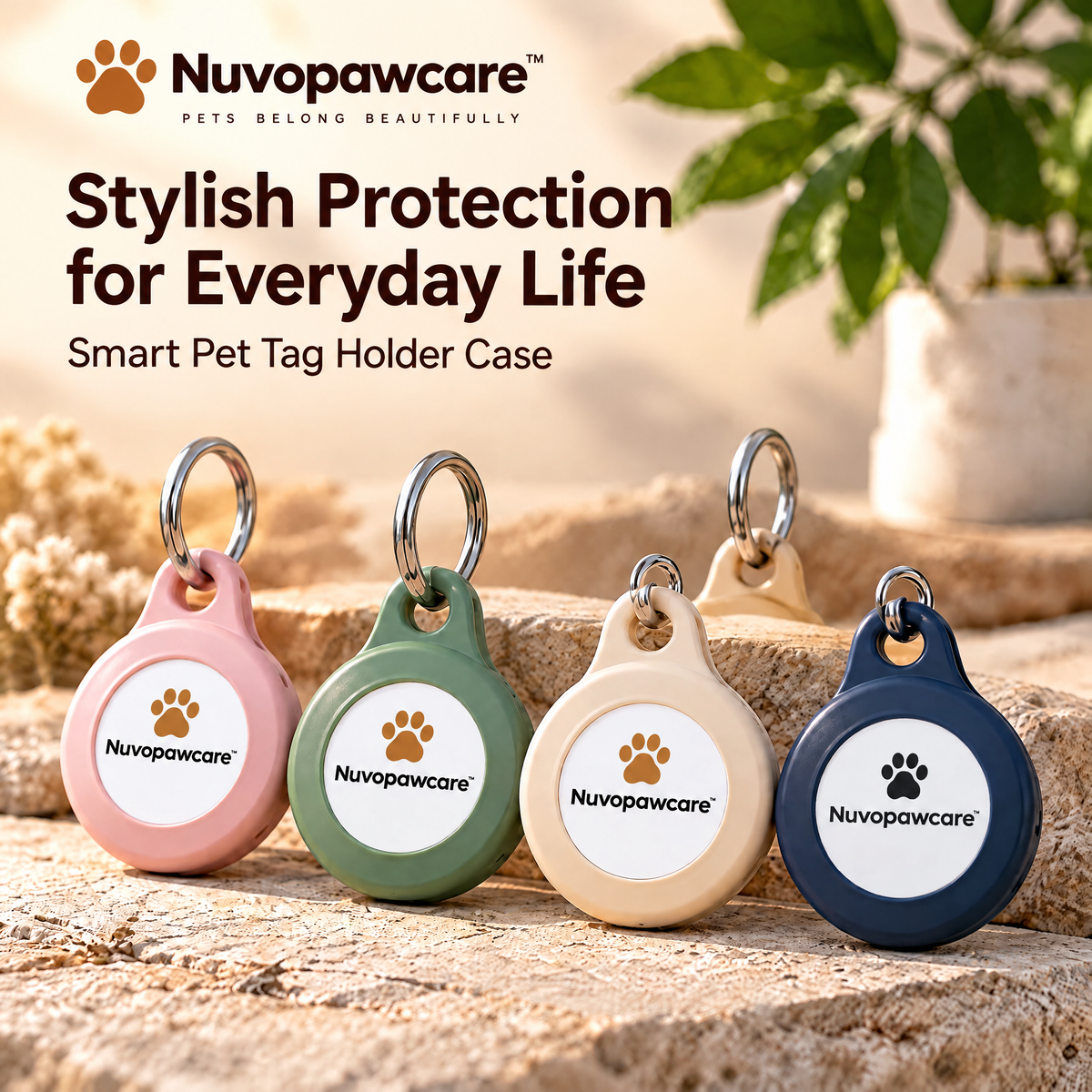 Nuvopawcare™ Smart Pet Tag Holder Case