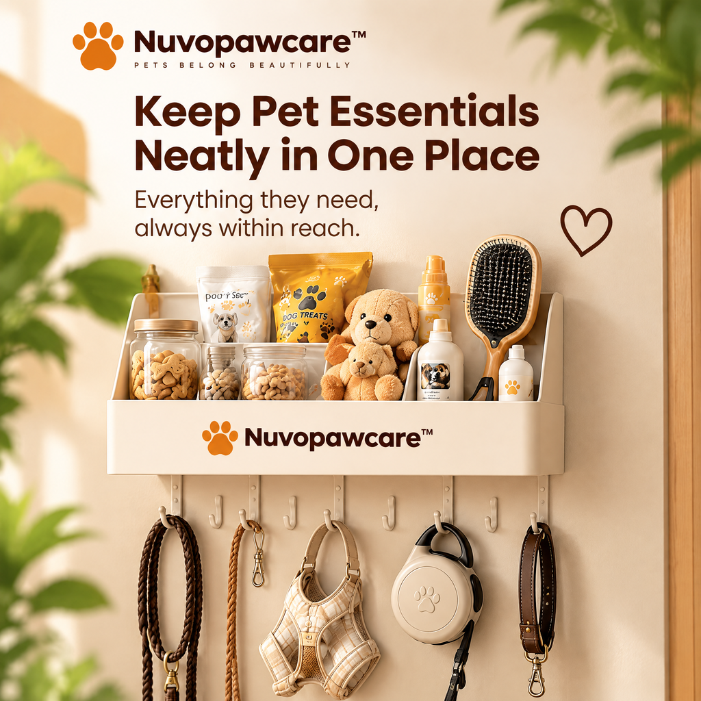 Nuvopawcare™ Wall Mounted Pet Organizer