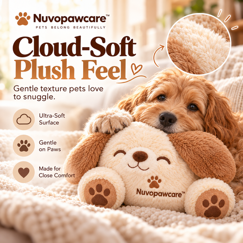 Nuvopawcare™ Calming Plush Companion Toy