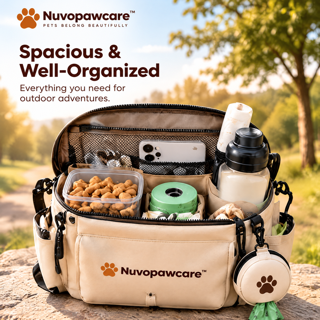 Nuvopawcare™ Multi-Function Dog Walking Bag