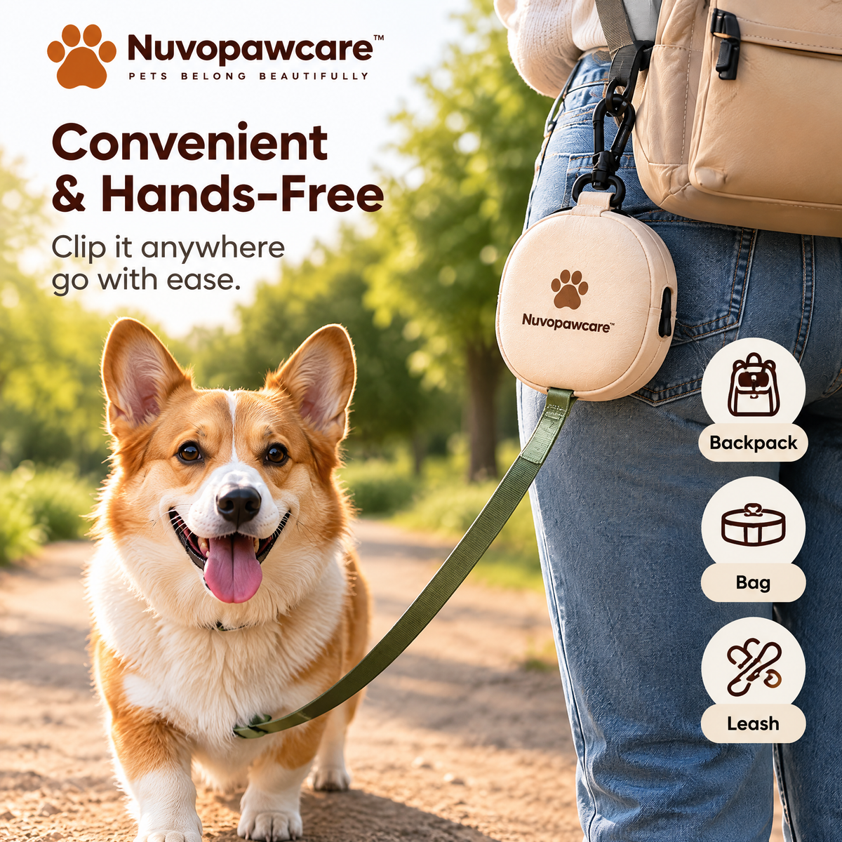 Nuvopawcare™ Leash Management Case