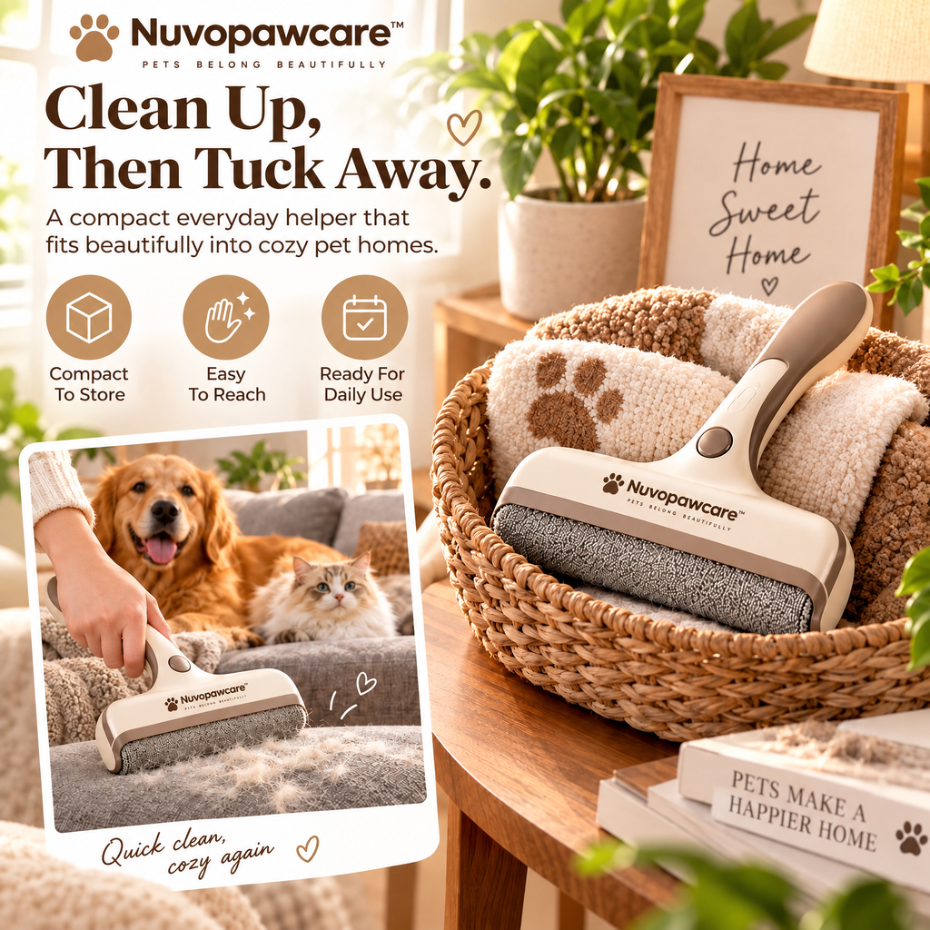 Nuvopawcare™ Pet Sofa Hair Cleaning Brush