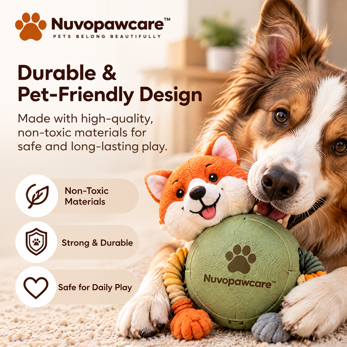 Nuvopawcare™ Replaceable Eco Pet Toy System