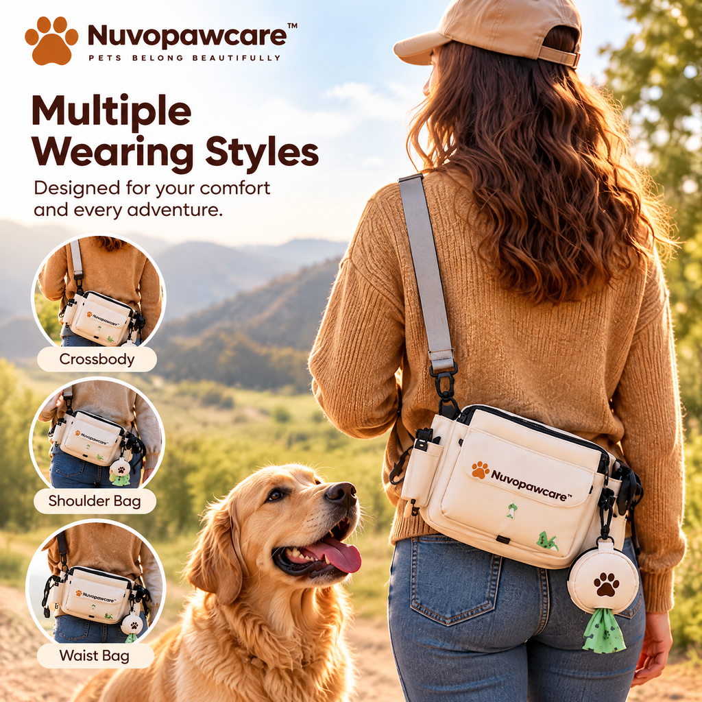 Nuvopawcare™ Multi-Function Dog Walking Bag