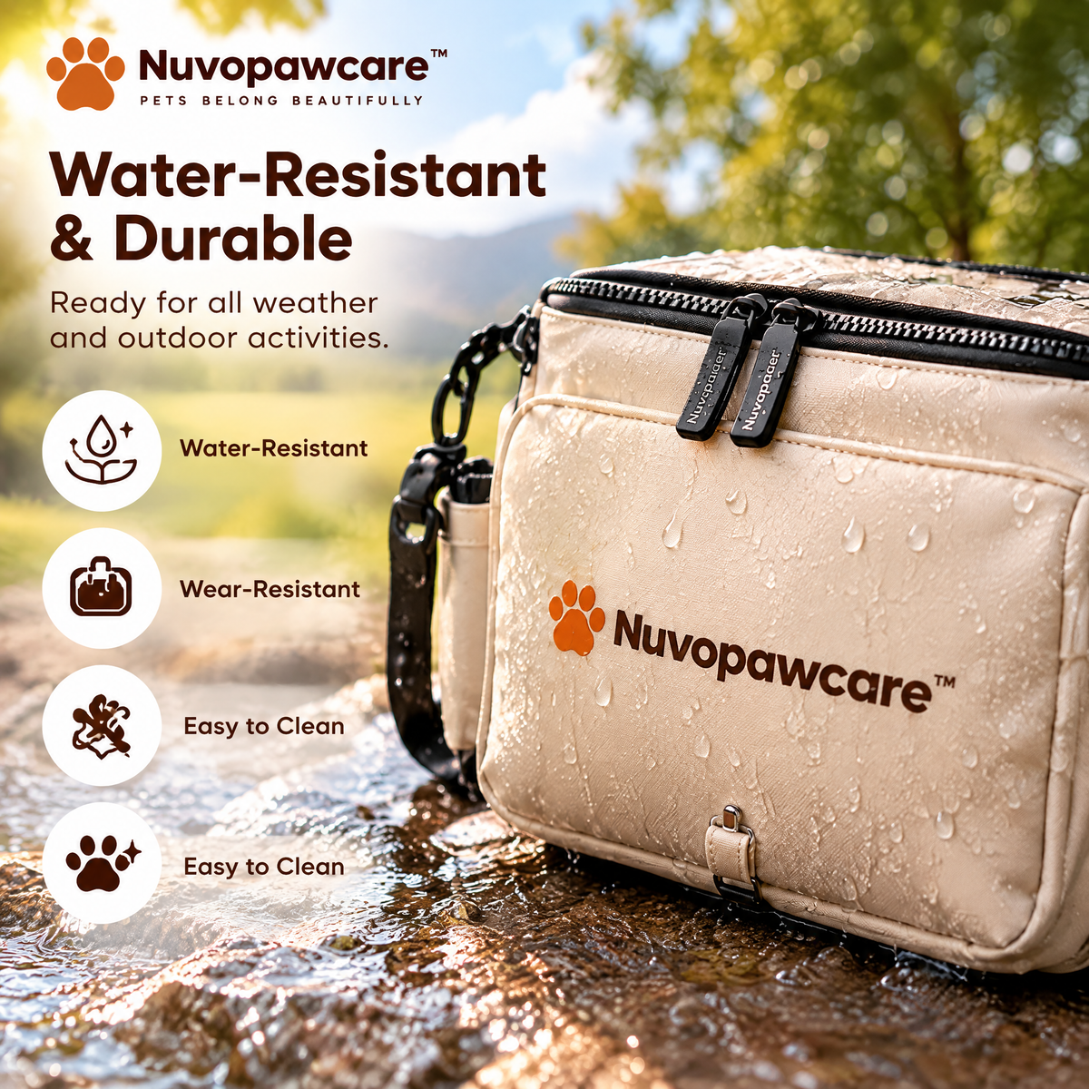 Nuvopawcare™ Multi-Function Dog Walking Bag