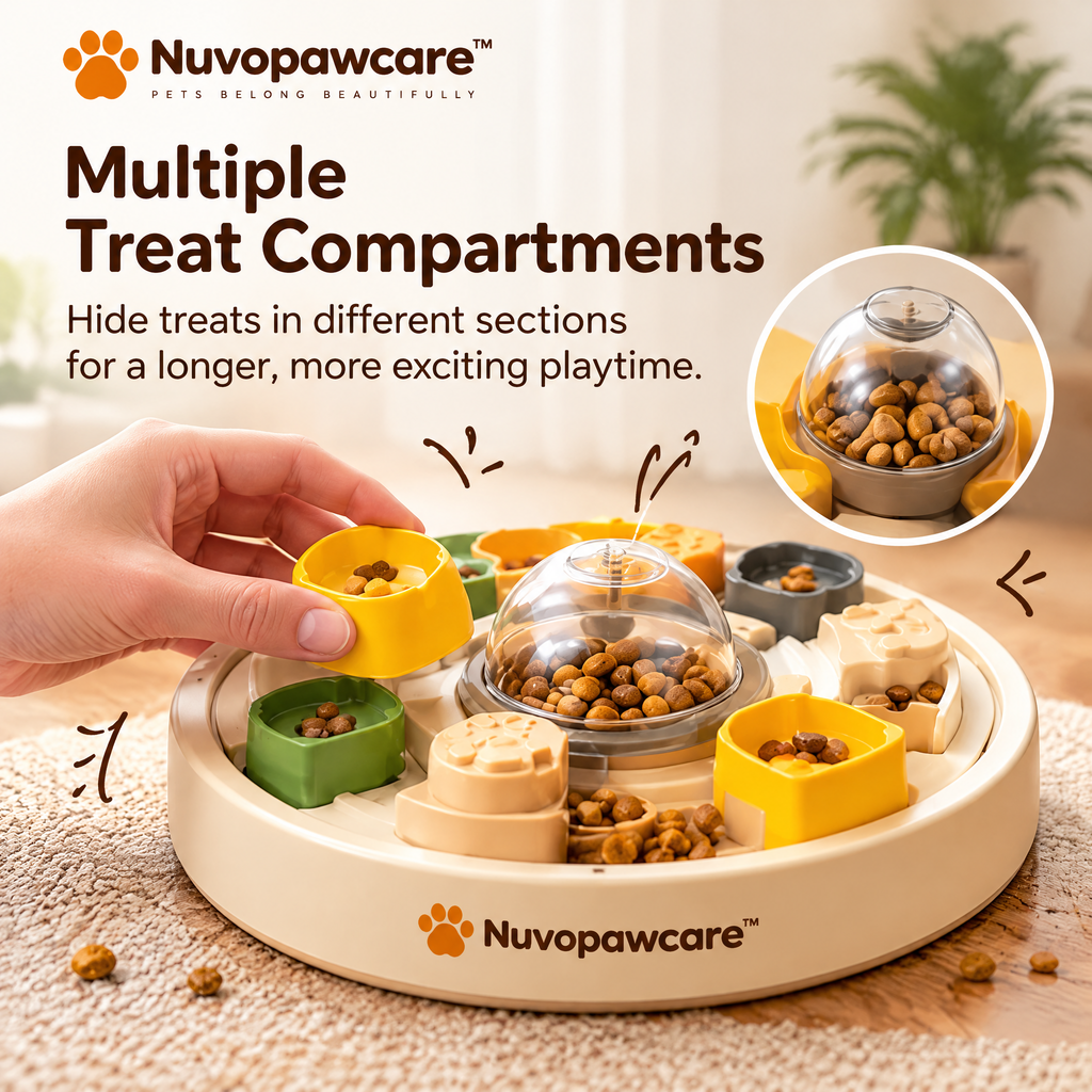 Nuvopawcare™ Rotating Puzzle Maze Toy