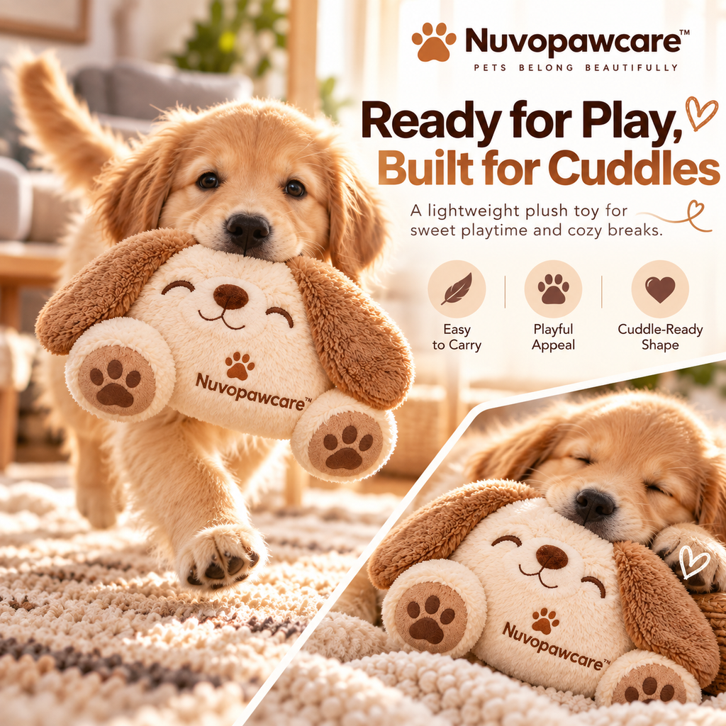 Nuvopawcare™ Calming Plush Companion Toy