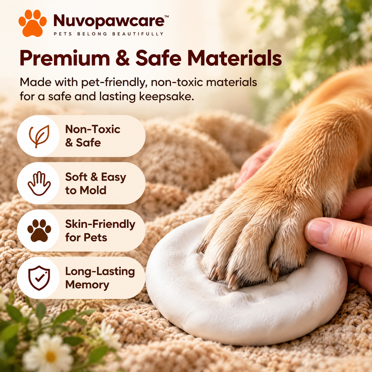 Nuvopawcare™ Pet Memory Keepsake Kit