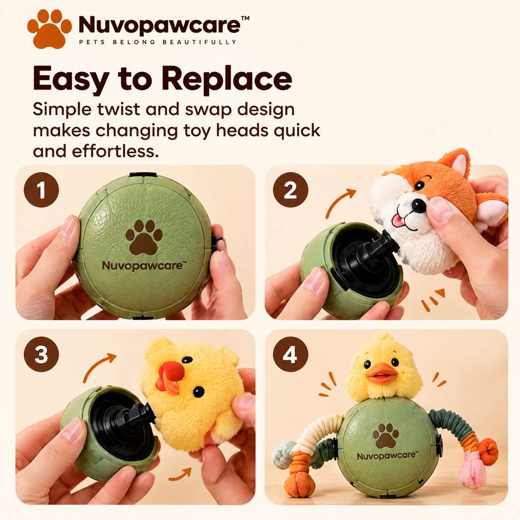 Nuvopawcare™ Replaceable Eco Pet Toy System